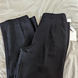 The Effortless Pant High Rise Wide Leg Black